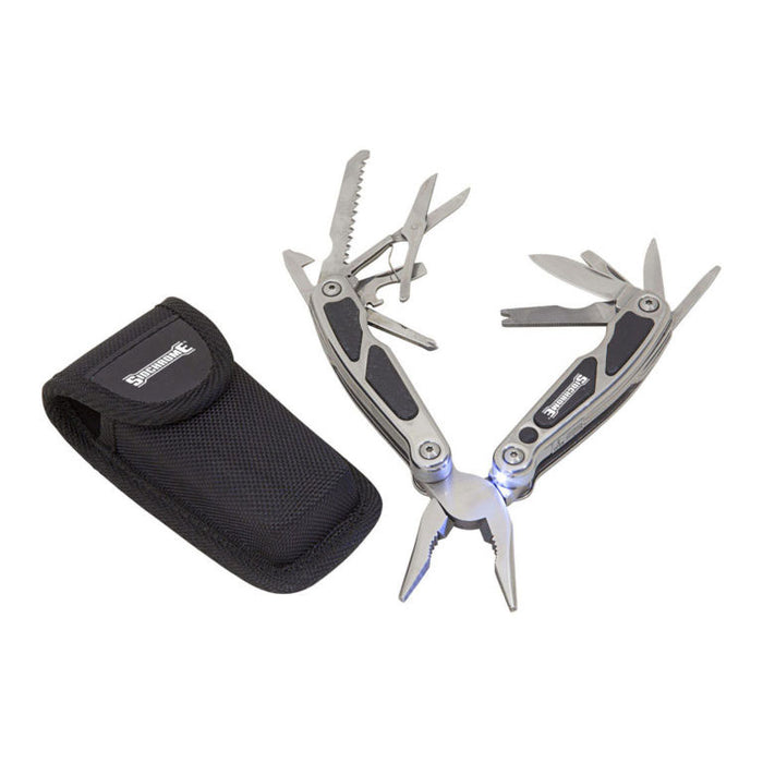 Sidchrome 15 in 1 Multi-Function Multi-Tool with LED Light