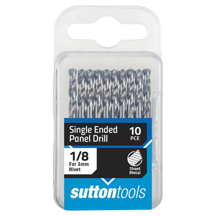 Sutton D132 Silver Bullet HSS Single Ended Panel Drills, 10 Pack
