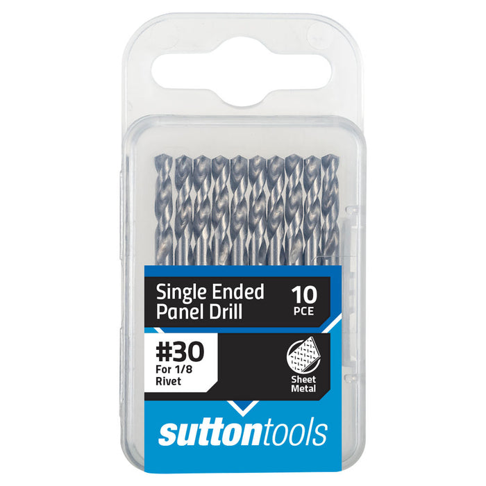 Sutton D132 Silver Bullet HSS Single Ended Panel Drills, 10 Pack