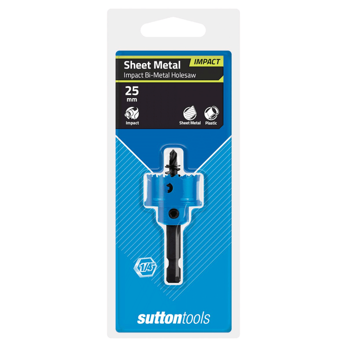 Sutton H119 25mm Impact Bi-Metal Holesaw 1/4