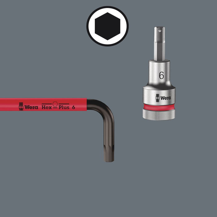 Wera 950/9 Hex-Plus Multicolour L-Key Set Metric 9 Pce 022089