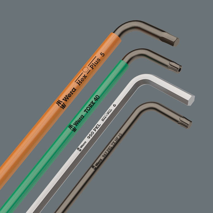 Wera 950 PKL Hex + Ball End L-Key Blacklaser - Imperial