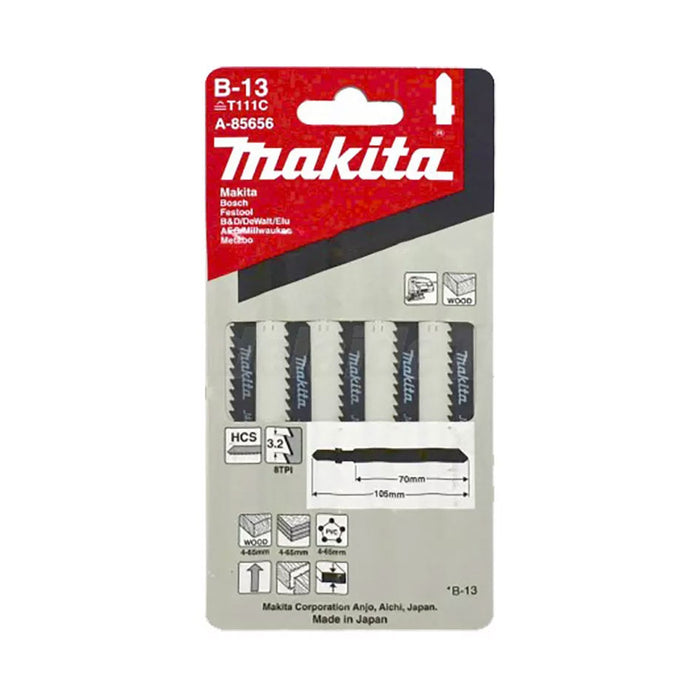 Makita Jigsaw Blade B-13 - Bayonet Type - 5Pk