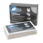 AF Cardclene ATM & POS Magnetic Head Cleaning Presaturated Cards 20pk