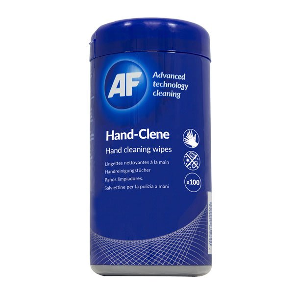 AF Hand-Clene Hand Cleaning Wipes, Tub of 100