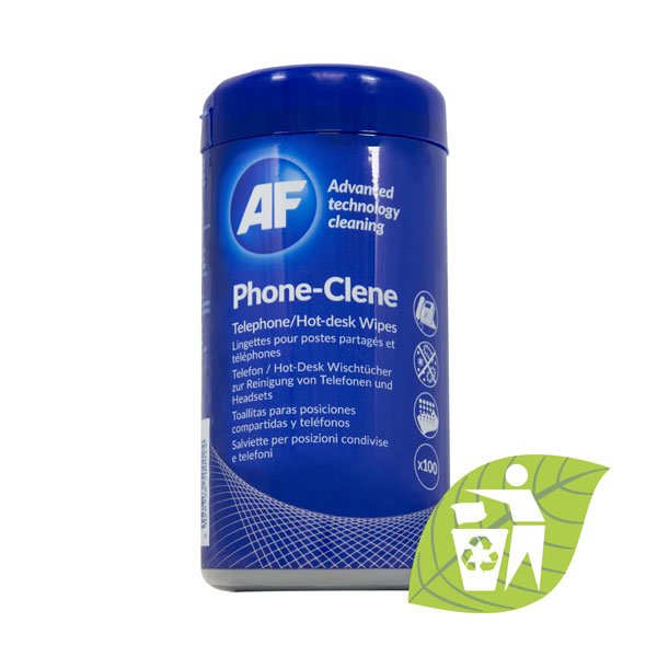 AF Phone-Clene Phone Cleaning Wipes Tub of 100