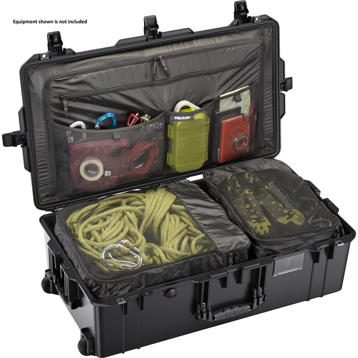 Pelican 1615TRVL Air Travel Case - Black - With Organisers (828 x 467 x 280mm)