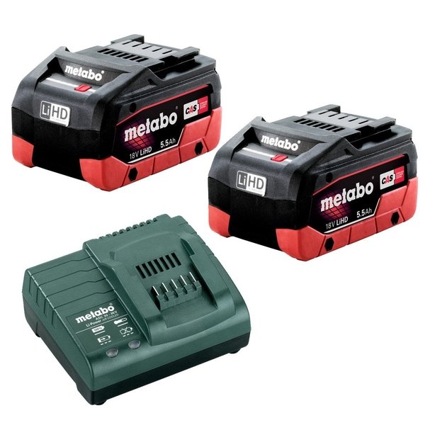Metabo 18V 4.0Ah & 5.5Ah LiHd Starter Pack