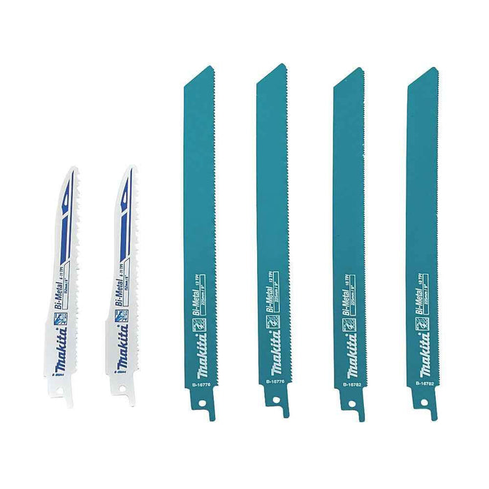 Makita Reciprocating Blade Combination Set 6Pc / Tube