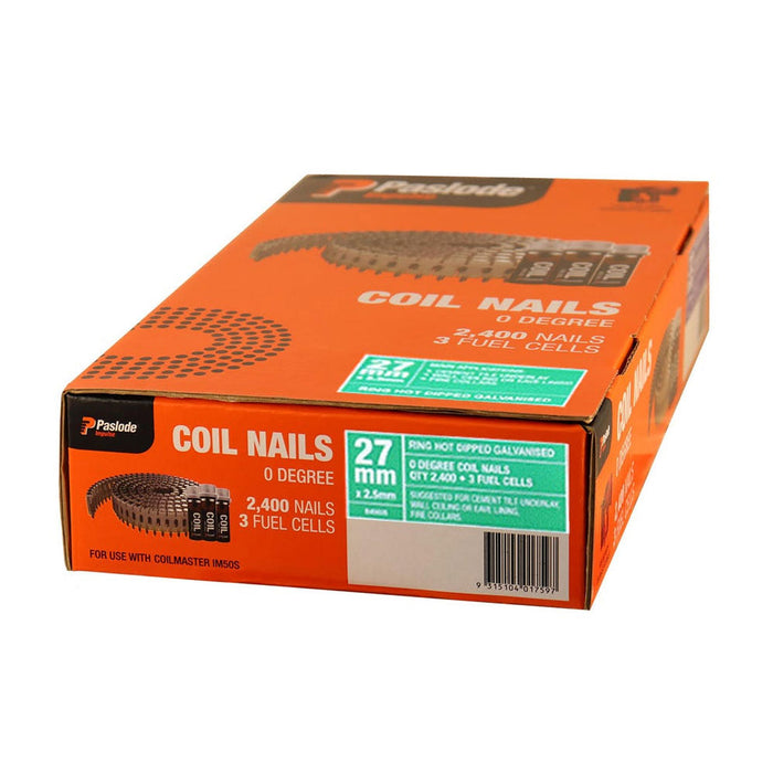 Paslode coil deals gun nails