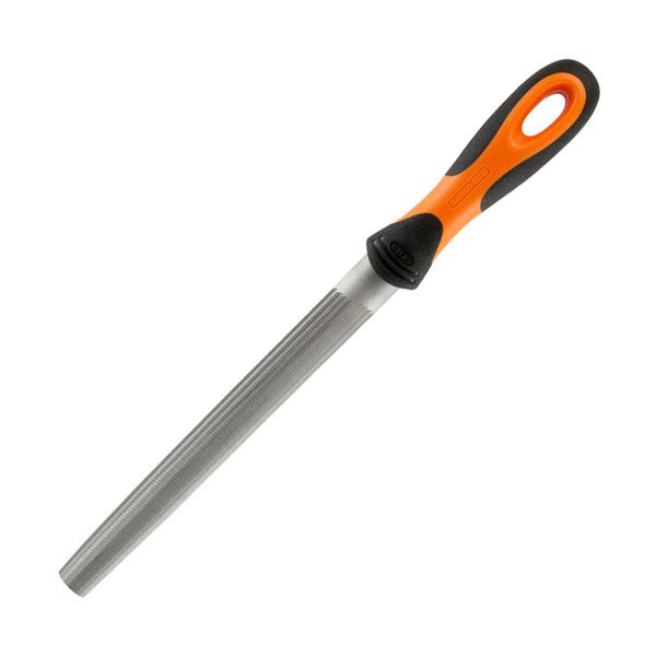 Bahco Half Round File, Second Cut, Ergo Handle