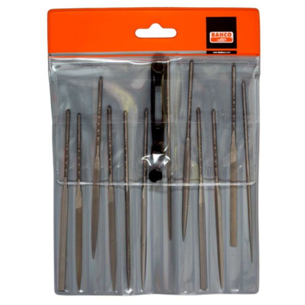 Bahco 12pc 140mm Needle File Set, Smooth Cut