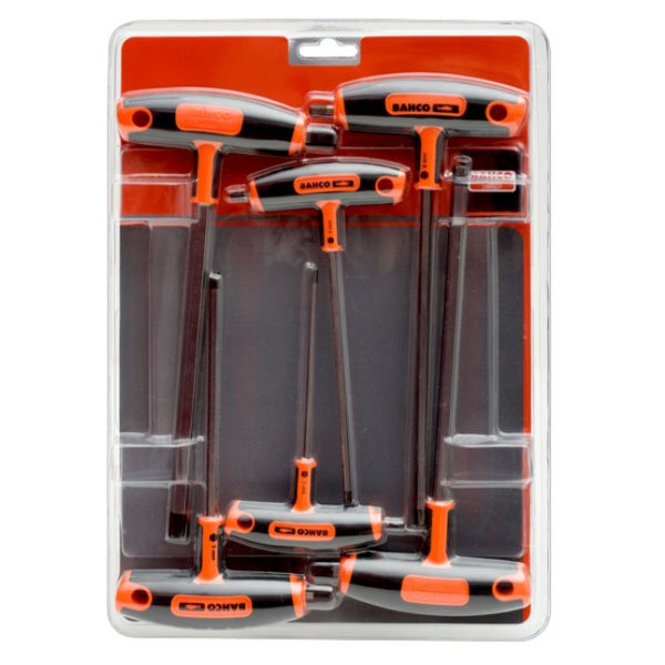 Bahco Hexagonal T-Handle Set, 6 Piece