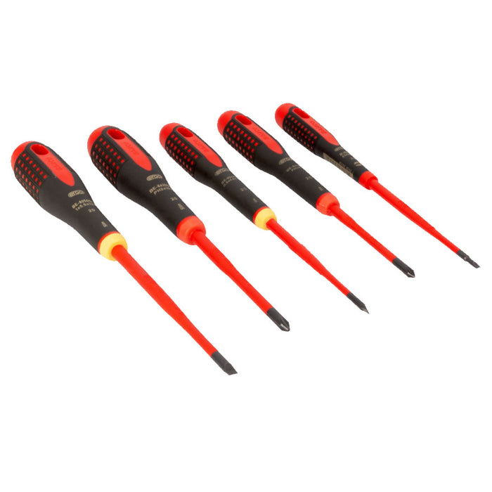 Bahco ERGO™ Slim VDE Insulated SL/PH Screwdriver Set, 5 Pce