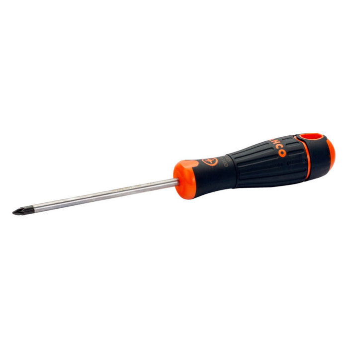 Bahco Pozidrive PZ2 Screwdriver with Rubber Grip