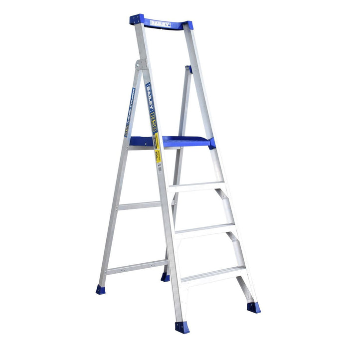 Bailey HD Aluminium P150 4 Riveted 150kg Stepladder