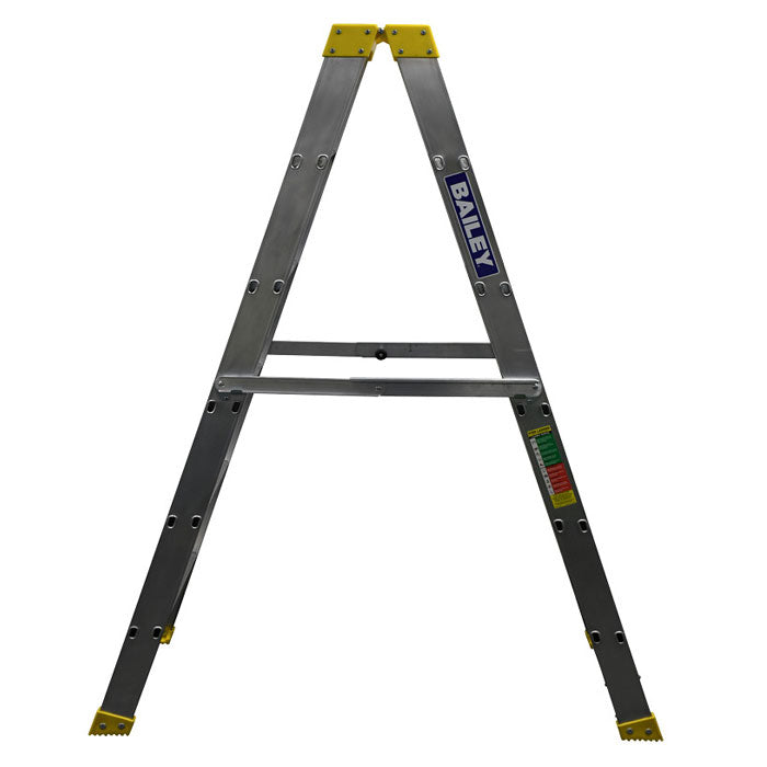 Bailey 6 Step Pro Aluminium Double Sided Stepladder 1.8m