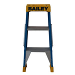Bailey 3 Step Pro Fibreglass Double Sided Stepladder 0.9m