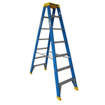 Bailey Pro Fibreglass Double Sided Ladder 7 150kg Ind Punchlock -  2.1m