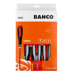 Bahco ERGO™ VDE Insulated Screwdriver Set with 3-Component Handle - 7 Pcs