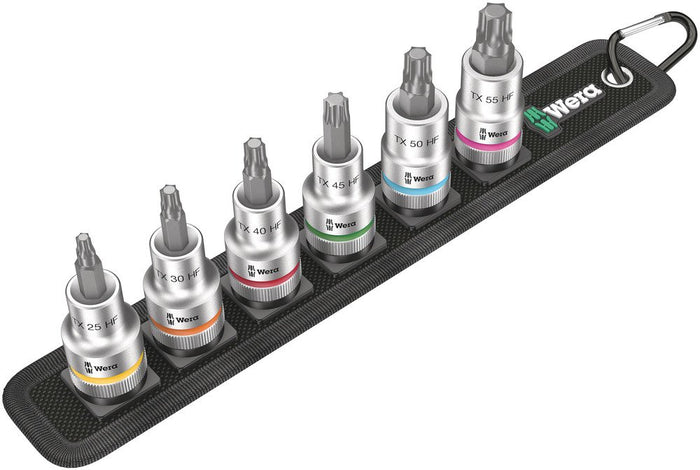 Wera Belt TorxÂ® Bit Socket Set With Holding Function 1/2
