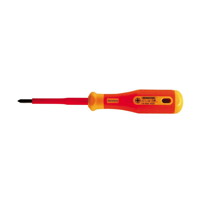 Bernstein Cross-Recess Screwdrivers PZ 1, 80 mm, Pozidrive