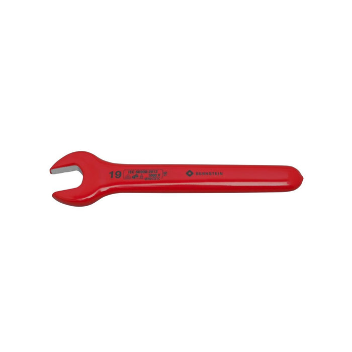 Bernstein Single-Ended Open-Jaw Wrench, 19.0 mm
