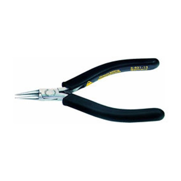 Bernstein ESD Round Nose Plain Jaw Pliers, 120mm