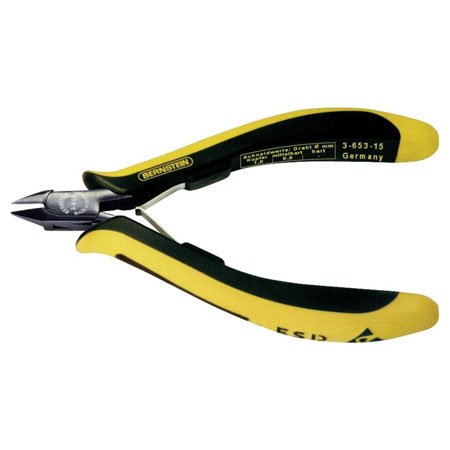 Bernstein Mini Side Cutter, 10 mm Head Width, 0.8 mm Cutting Capacity