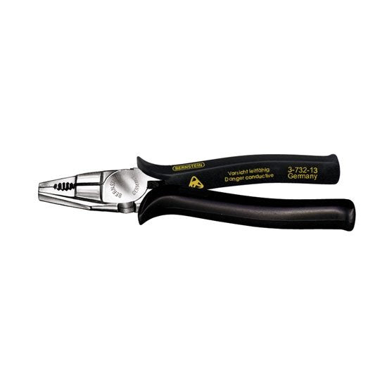 Bernstein Combination Plier, 23 mm Head Width, Serrated
