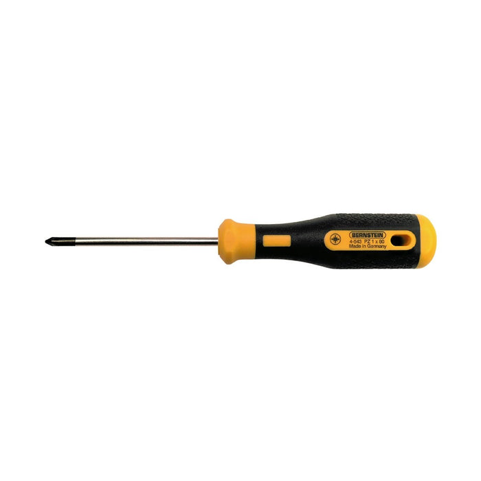 Bernstein Cross-Recess Screwdriver, 80 mm, Pozidriv