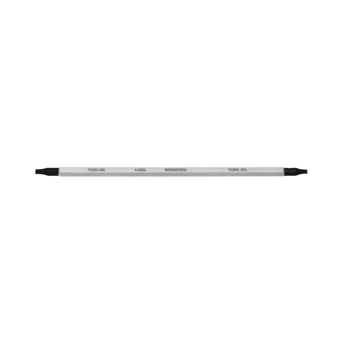 Bernstein Torx Blade, T7/T8, Matt Chrome Plated - Black