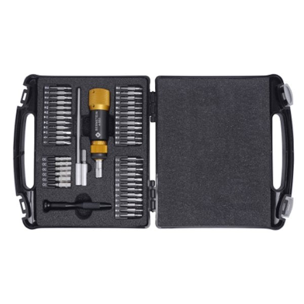 Bernstein Bit Set With Torque Screwdriver & Adapter 0.05 - 0.6NM, 46 pce