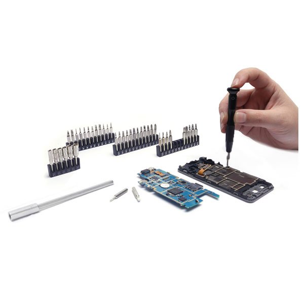 Bernstein Bit Set with Torque Adaptor 0.3 to 0.4Nm 47 Piece