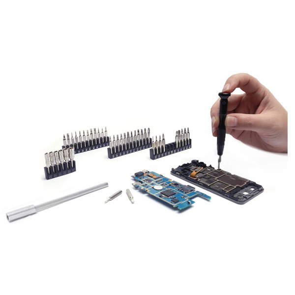 Bernstein Bit Set with Torque Adaptor 0.5 to 0.6Nm 47 Piece