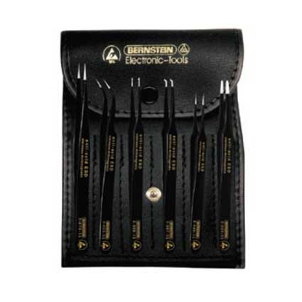 Bernstein ESD Tweezer 6-Pieces Set
