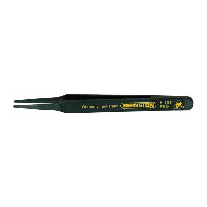 Bernstein Plastic Tweezer, 120 mm, Round Tip, 2 mm Width