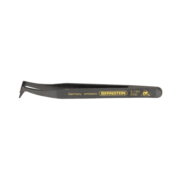 Bernstein ESD Plastic Precision Tweezer Plastic Hook Tip Angled