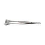 Bernstein Wafer Tweezer, 16 mm Jaw, With Graduated Lower Paddle and 5 Teeth 5 DWF