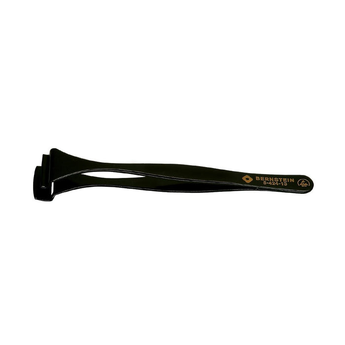 Bernstein Wafer Tweezer, 20 mm Jaw, With Graduated Lower Paddle, No Teeth 6 DW With ESD