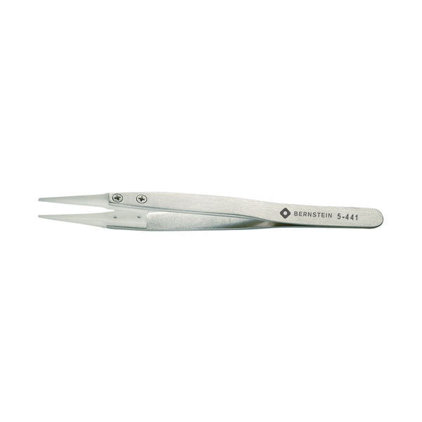 Bernstein Tweezers with Interchangeable Plastic Tip 125 mm 70 DV