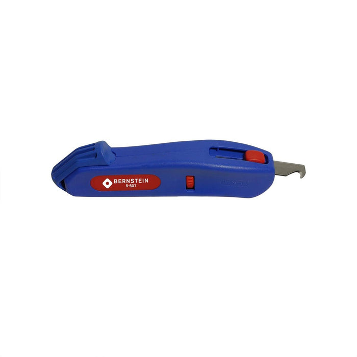 Bernstein Swivel-Blade Cable Stripper, 145 mm, Hook Blade Retractable