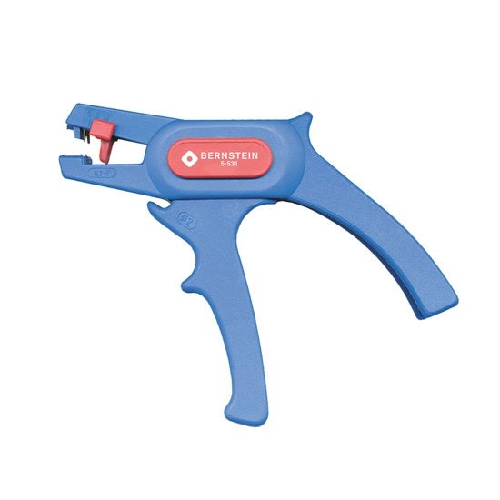 Bernstein Automatic Wire Stripper, 200 mm, Built-In Side Cutter