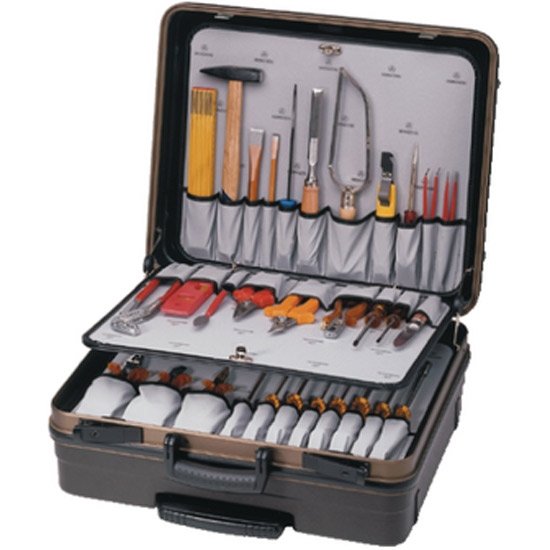 Bernstein COMPACT-MOBIL Electronic Service Case with Tool Set, 500 x 400 x 200 mm