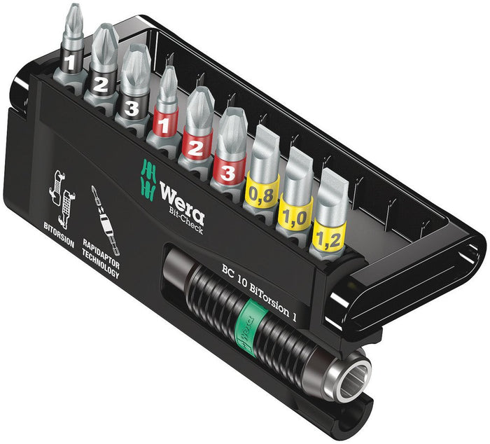 Wera Bit-Check 10 Bitorsion 1 10 Pce 056374