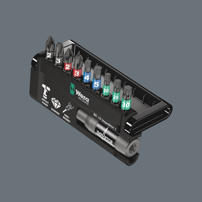 Wera Bit-Check 10 Piece Impaktor Set 073980