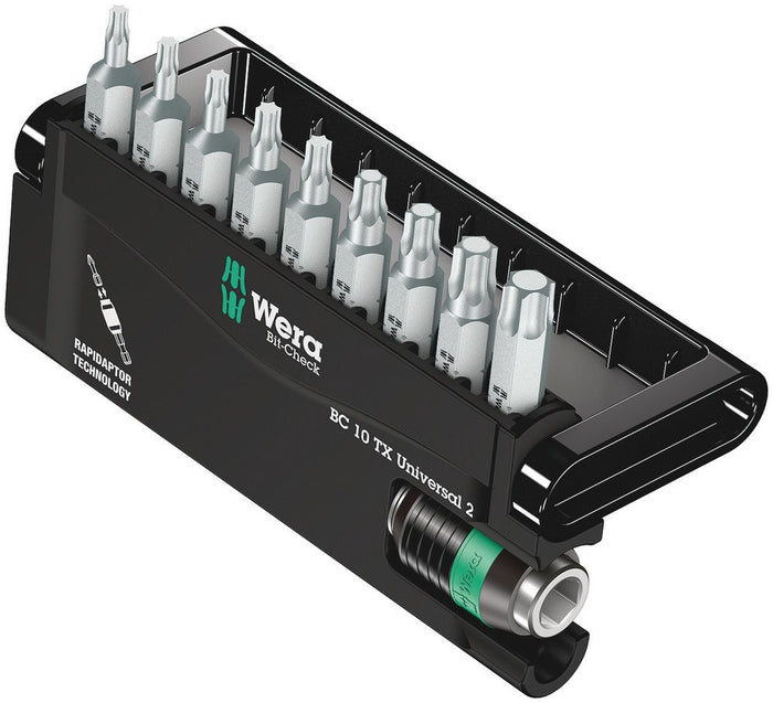 Wera Bit-Check 10 TX Universal Set 10 Pce 057115