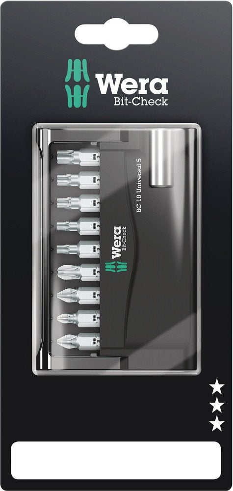 Wera Bit-Check 10 Universal 5 SB 10 Pce 073416