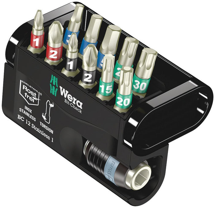 Wera Bit-Check 12 Stainless Bit Set12 Pce 057425