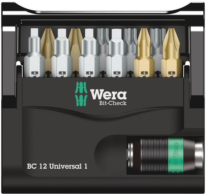Wera Bit-Check 12 Universal Bit Set 12 Pce 057428